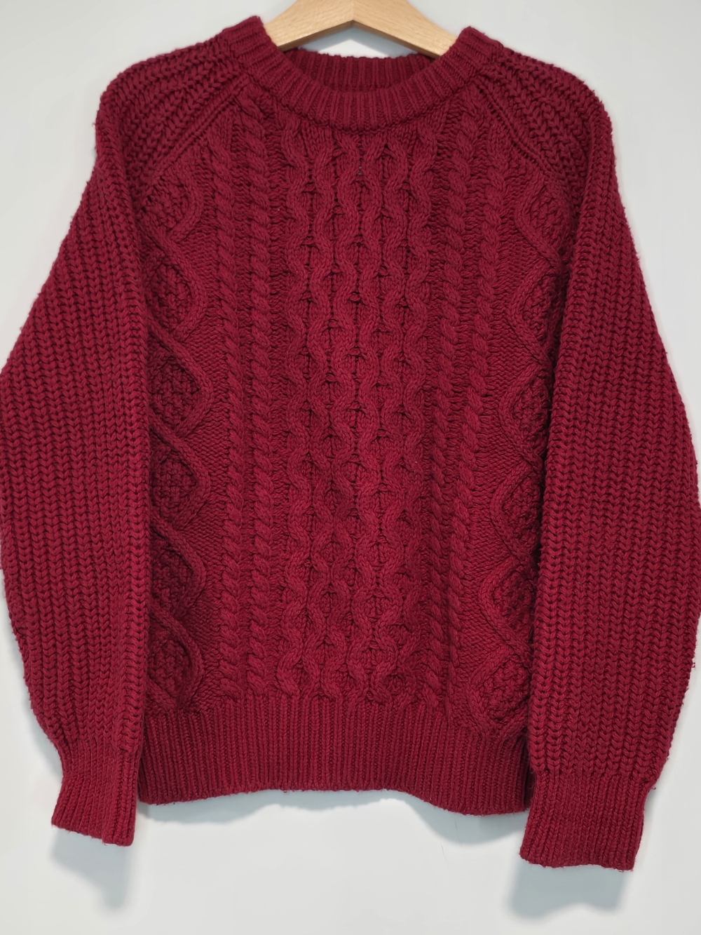 Gap Kids Cozy Cable Knit Chunky Sweater in Deep Berry. Winter Style